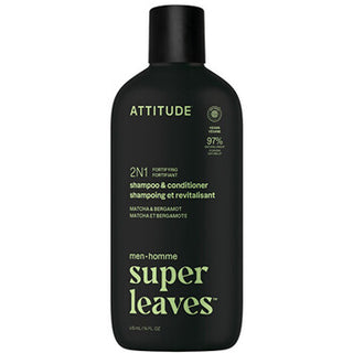 Attitude Super Leaves Shampoo & Conditioner Matcha & Bergamot for Men