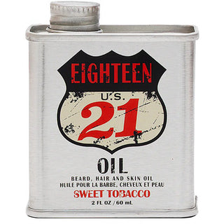 18.21 Man Made Beard Hair Skin Oil Sweet Tobacco