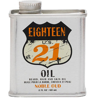 18.21 Man Made Beard Hair Skin Oil Noble Oud