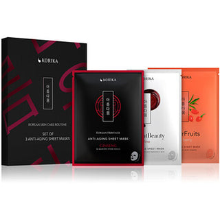 KORIKA Set Anti-Aging Sheet Masks Kit