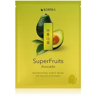 KORIKA SuperFruits Avocado Nourishing Sheet Mask