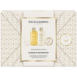 Baylis & Harding Mandarin & Grapefruit Candlelit Bathing Set