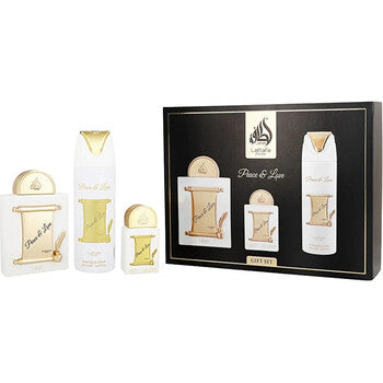Lattafa Perfumes Set Peace & Love Gift Set and Deospray | EDP