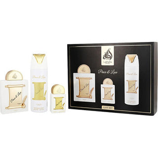 Lattafa Perfumes Set Peace & Love Gift Set and Deospray | EDP