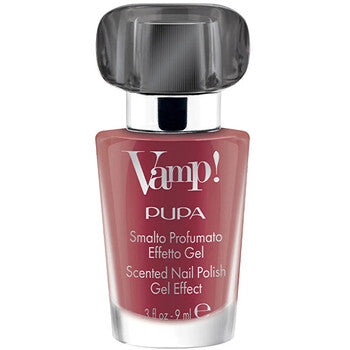 Pupa Vamp! Black Fragrance Scented Nail Polish Gel Effect Dirty Pink