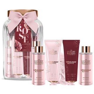 The Luxury Bathing Company Velvet Rose Gift Set Rose & Peony
