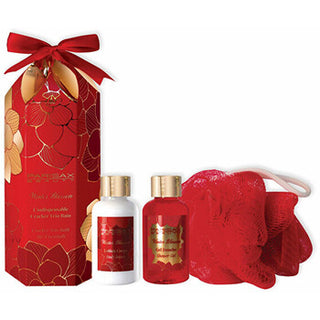 Parisax Winter Blossom Cracker Trio Bath Set Magnolia