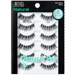 Ardell Natural Lashes 120 Black 6 Pairs