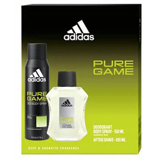 Adidas Set Pure Game Aftershave and Deodorant Spray for Men