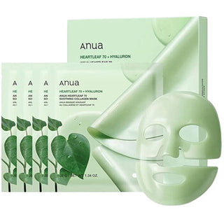 Anua Set Heartleaf 70 Soothing Collagen Mask