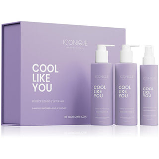 ICONIQUE Professional Set Cool Like You Cool and Bright Blonde