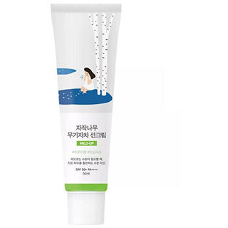ROUND LAB Birch Juice Moisture Mild-Up Sunscreen Cream SPF 50+