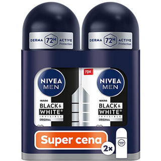 Nivea Black & White Invisible Original Roll-on Set for Men