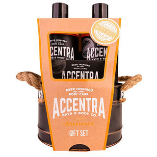 Accentra Set Men's Collection Gift Set in Metal Bucket