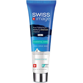 Swiss Image Essential Care Pore Tightening Charcoal Cleanser 3 in 1