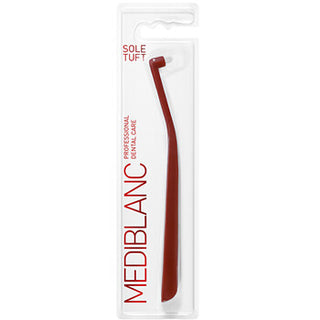 MEDIBLANC Single-Tuft Toothbrush Red