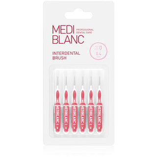 MEDIBLANC I-Shape Interdental Brush 0.4mm Pink