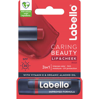 Labello Red Caring Beauty Lip & Cheek SPF 30