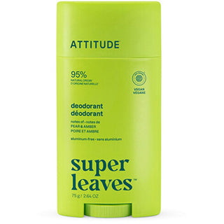 Attitude Super Leaves Pear & Amber Deodorant for Women