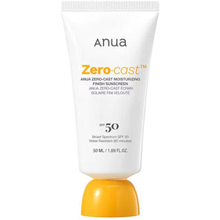 Anua Zero-Cast Moisturizing Finish Sunscreen SPF 50