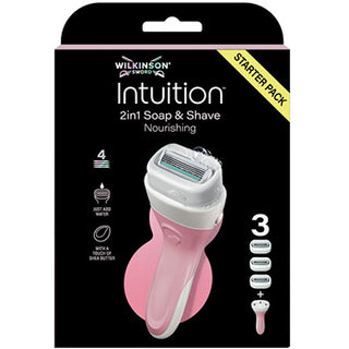 Wilkinson Sword Soap and Shave Nourishing 2-in-1 Razor 3 Heads