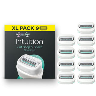 Wilkinson Sword Intuition 2v1 Soap and Shave Sensitive Replacement Heads