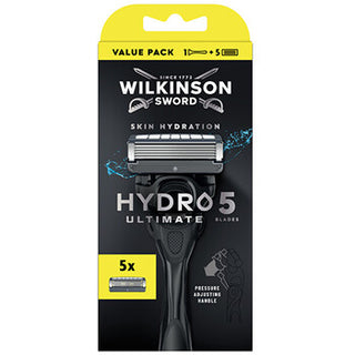 Wilkinson Sword Hydro 5 Ultimate Skin Hydration Razor with 5 Heads