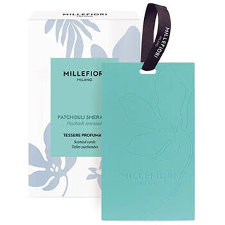 Millefiori Patchouli Smeraldo Scented Cards