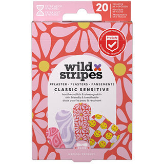 Wild Stripes Classic Sensitive Pastel Fun Plasters
