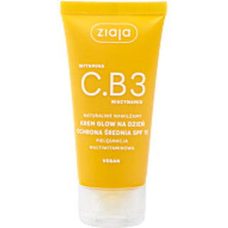 Ziaja, Vitamin C.B3 Niacinamide Glow Day Cream SPF 15 - Energizující denní krém pro okamžité probuzení