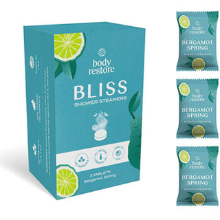 Body Restore Bergamot Spring Shower Steamers Set