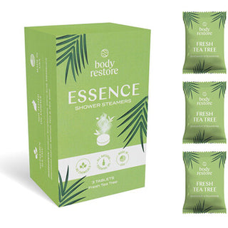 Body Restore Fresh Tea Tree Shower Steamers Set