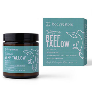 Body Restore Whipped Beef Tallow Body Cream Eucalyptus & Mint