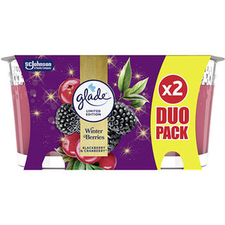 Glade Winter Berries Candle Duo