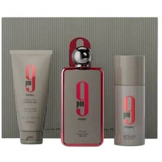 Afnan 9 PM Rebel Gift Set | EDP