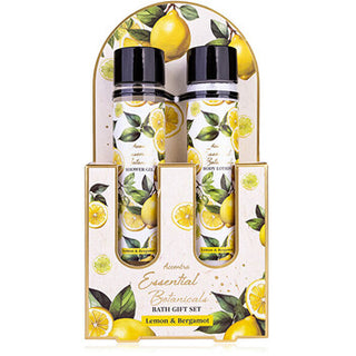 Accentra Set Lemon & Bergamot Essential Botanicals Body Care