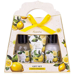 Accentra Set Lemon & Bergamot Essential Botanicals Bath Care