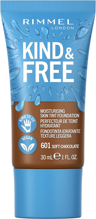 Rimmel London Kind & Free Moisturing Skin Tint Foundation 601 Soft Chocolate