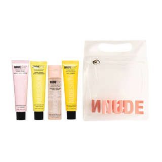 Nudestix 4 Steps Citrus Renew Set Nudestix: Lemon-Aid Detox Peel-Off Mask For Face + Nudeskin Citrus Cleansing Balm For Face + Citrus Moisturizing Day & Night Cream Mask For Face + Nudeskin 5% Acide Glycolic Illuminating Tonic Lotion For Face