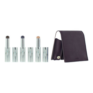 Byredo Plum Set Byredo: Colour Stick Multifunctional Eyeshadow Stick Vienna + Colour Stick Multifunctional Eyeshadow Stick Dravite + Colour Stick Multifunctional Eyeshadow Stick 580 Ultramagnetic + Byredo GWP Leather Pouch