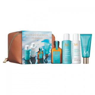 Moroccanoil Set Moroccanoil: Hydration Paraben-Free Hair Shampoo Moisture And Shine + Hydration Hair Conditioner For Hydration + Hydration Hair Oil Treatment Hydrating + Fragrance Originale Hyaluronic Acid Nourishing Hand Cream