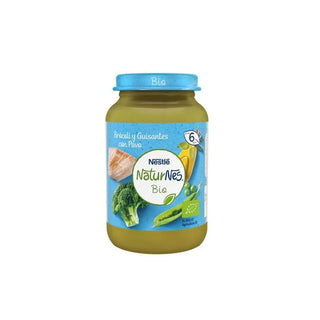 Nestlé Naturnes Bio Tarrito Brócoli, Guisantes y Pavo