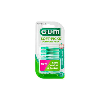 GUM Soft Picks Comfort Flex Regular Mint 40 Units