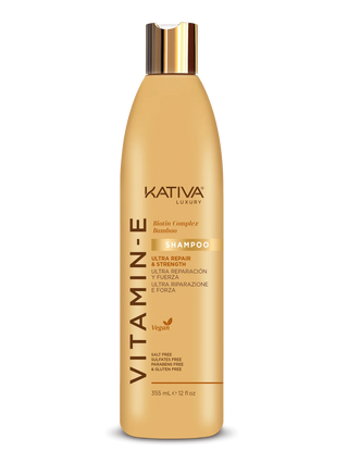 Kativa Vitamina E Biotina y Bamboo Shampoo