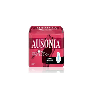 AUSONIA Night With Wings Sanitary Towels 9 Pack