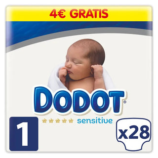 DODOT Protection Plus Sensitive Size 1 Infant 28 Pieces