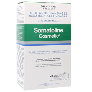 SOMATOLINE Drainage Refill Bandages Shock Reducing Action 6 Units