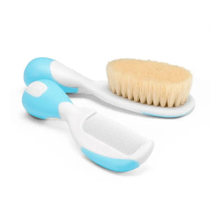 CHICCO Blue Natural Hair Brush and Comb