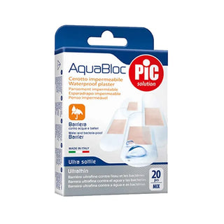 PIC SOLUTION Pic Aquabloc Bactericidal Dressing 20 Units Assortment