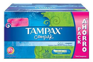 Tampax Compak Super Tampons 36 Count